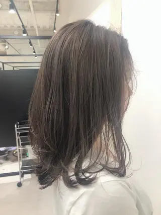 ミディアム コトネ🫧 韓国風レイヤーカットのヘアスタイル