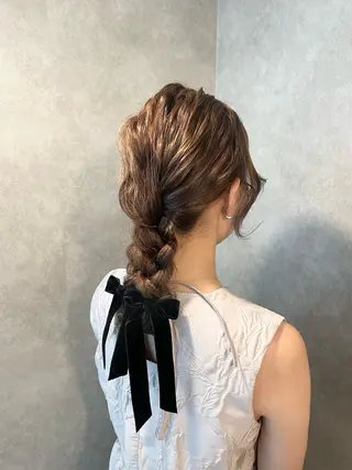 ヘアアレンジ marshu umeda所属・✨梅田酸性ストレート 💖NATSUKOのヘアスタイル