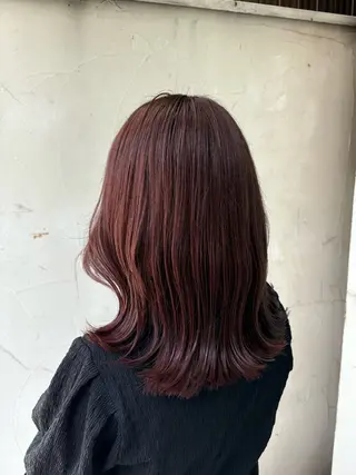 セミロング カラー Ash中目黒店 Mizuki 🎀のヘアスタイル