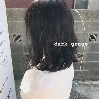 ミディアム riho/ブリーチ/ デザインカラー/辻堂のヘアスタイル