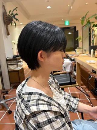 ショート ショートカット いちば　ゆなのヘアスタイル