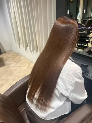 ロング まとまるツヤ髪カット ┆たんげ なるみのヘアスタイル