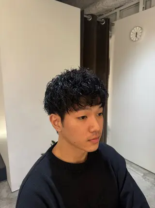 メンズ 骨格診断美容師 メンズパーマ中島年紀のヘアスタイル
