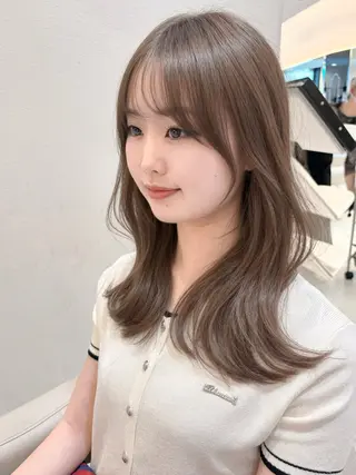 セミロング 小顔カット/レイヤー 【WiLL】加藤のヘアスタイル