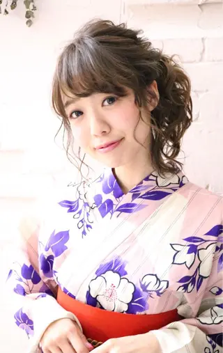 ミディアム まつパ・ヘアセット ♡Chinami♡のマツエク・マツパデザイン