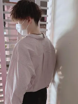 ショート パーマ ヘアアレンジ メンズ メンズZina代表 田端 麗治のヘアスタイル