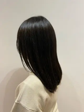 セミロング カラー 大人かわいい×艶髪 🤍塩川のヘアスタイル