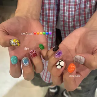 メンズ ネイル AMERI所属・AMERI NAILのネイルデザイン
