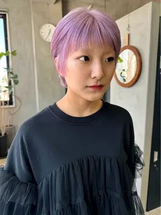 ショート カラー デザイン/レイヤー Kaito🐩/栄のヘアスタイル