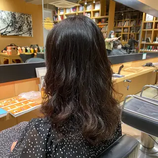 ロング パーマ organic life所属・IWASHITA TAKESHIのヘアスタイル