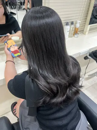 ロング カラー 大人上品ベージュ 🎀HARUNAのヘアスタイル