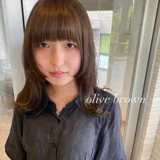 ミディアム カラー 【MARCIE】 miyabiのヘアスタイル