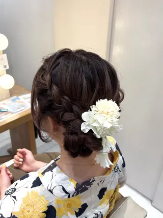 ミディアム ヘアアレンジ 🍒Natsuka /ガーリー/アレンジのヘアスタイル