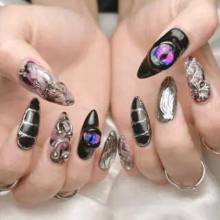 ネイル junna のぞいてねのネイルデザイン