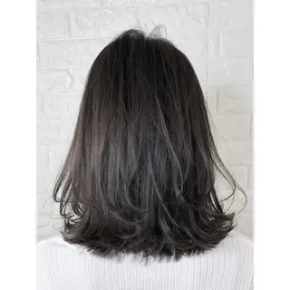 ミディアム カラー KIZU 髪質改善 オカルト怪談のヘアスタイル