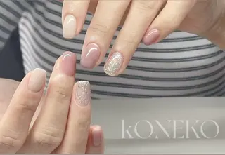 ネイル コネコネイルサロン モデル用のネイルデザイン