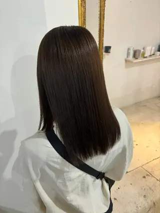 セミロング YUKI カラーモデル募集💫のヘアスタイル