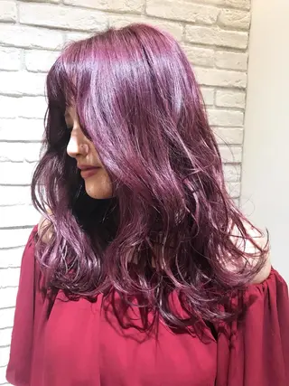 ロング カラー シールエクステ⭐️ オオミタクヤのヘアスタイル