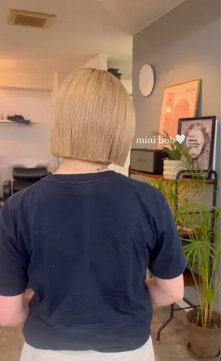 ショート SCEN所属・田中 千尋のヘアスタイル