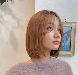 ショート ボブ/顔周りレイヤー /遼祐💫のヘアスタイル