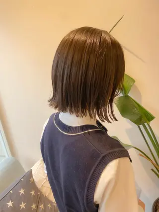 ショート ボブ韓国風レイヤー 髪質改善/畠中ケントのヘアスタイル