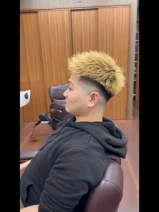 ショート メンズ メンズパーマ 赤司 泰樹のヘアスタイル