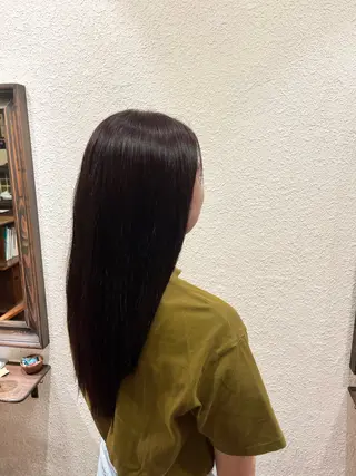 ロング カラー present  hair works所属・押田 野乃花のヘアスタイル