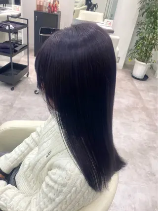 ロング カラー ハイトーン/髪質改善 /韓国SUZUKAのヘアスタイル