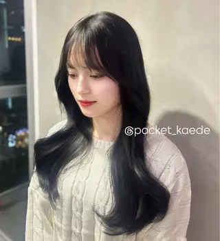 カラー 🤍韓国ヘア/ 楓🤍のヘアスタイル