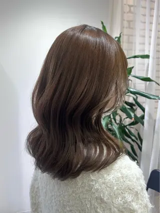 セミロング カラー patou烏丸所属・🤎オリーブカラー× パーマ特化💫森口のヘアスタイル