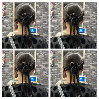 ミディアム ヘアアレンジ 🎀推し活ヘアー🎀 Yuuna🐰💖のヘアスタイル