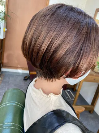 ショート 永沼 真依のヘアスタイル