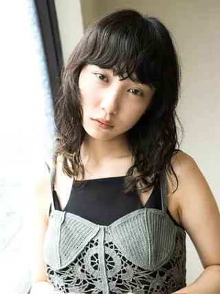 ミディアム パーマ tetohair所属・tetohair 森田浩平のヘアスタイル