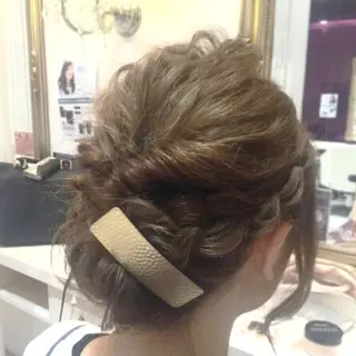 ヘアアレンジ 農添 杏のヘアスタイル