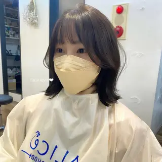 ミディアム カラー 🥣 hashi 🛋️のヘアスタイル