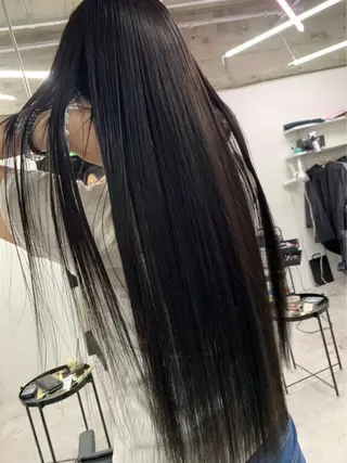 ロング カラー パーマ ヘアアレンジ メンズ キッズ ネイル マツエク・マツパ 架空〜KAQU〜所属・【clan】 NOGAMIのヘアスタイル