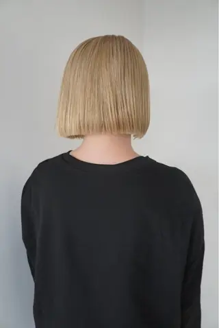 ミディアム 小顔レイヤー×コンパ クトボブ/林隆平のヘアスタイル