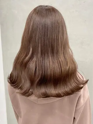 セミロング カラー ブリーチダブルカラー 【koide】のヘアスタイル