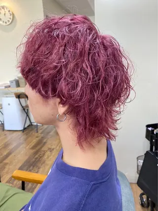 カラー パーマ メンズ TELA HAIR 瑞江店所属・髪質改善✨透明感 片塩のヘアスタイル