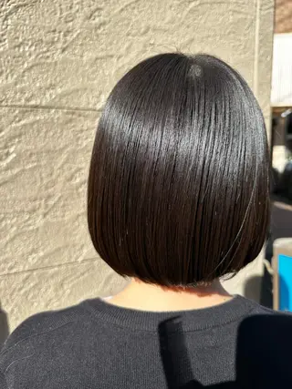 ショート カラー ボブ/インナーカラー ショート/佐野祥子のヘアスタイル