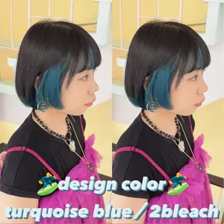 カラー 渋谷:インナーカラー ／🍒エリカ🍒のヘアスタイル