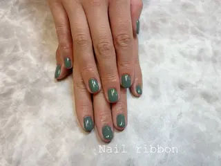 ネイル ネイルリボン 笠井のネイルデザイン