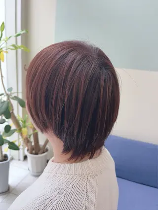 ショート カラー mateca・hair所属・林 真之介のヘアスタイル