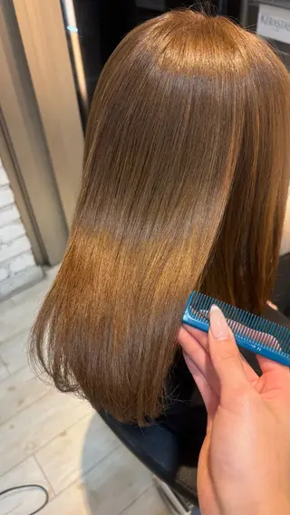 カラー miyu/ボブ/ 透明感カラー/栄のヘアスタイル