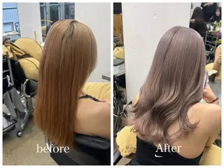ロング カラー 新宿 似合わせカラー HINAのヘアスタイル