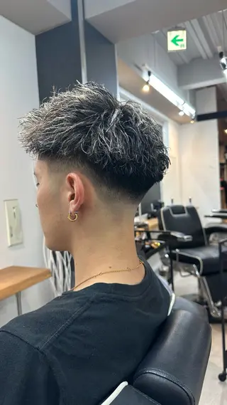 パーマ メンズ 💪Vii浅岡 律喜🔥のヘアスタイル