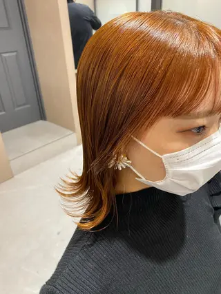 ミディアム louwe 武藤幸世のヘアスタイル