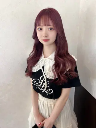 カラー nehus nagaoka所属・🖤複雑履歴ブリーチ Mizuki 🖤のヘアスタイル