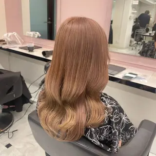 カラー 韓国うる艶ベージュ 🤎まなかのヘアスタイル