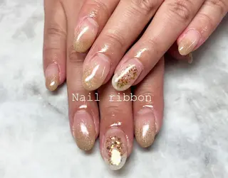 ネイル ネイルリボン 笠井のネイルデザイン